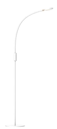 Vloerlamp Gebogen Led Wit 4,3w 580lm 5-staps Dimbaar-Zelfbouwmarkt