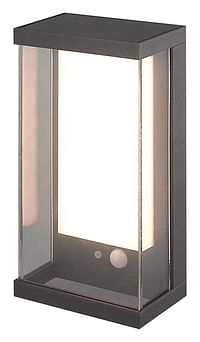 Wandlamp Buitenverlichting Led Zwart Ip65 + Sensor-Zelfbouwmarkt