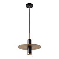 Lucide hanglamp Selin - zwart/geelkoper - 145xØ25 cm - Leen Bakker-Lucide