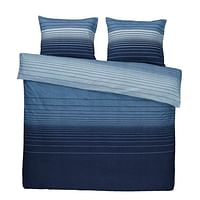 Comfort dekbedovertrek Stockholm - blauw - 200x200/220 cm - Leen Bakker-4x Comfort