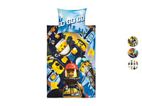 LEGO Katoenen dekbedovertrek voor kinderen, 140 x 200 cm-Lego