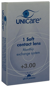 Unicare Zachte Maandlens +3.00 1pack-Unicare
