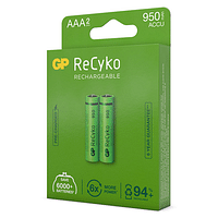 GP ReCyko AAA 950mAh 2 stuks Oplaadbare NiMH Batterij-GP