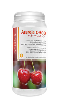 Fytostar Acerola C-500 Vitamine C Kauwtabletten-Fytostar