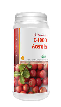 Fytostar Vitamine C-1000 Acerola Kauwtabletten-Fytostar