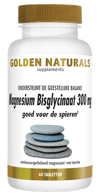 Golden Naturals Magnesium Bisglycinaat 300mg Tabletten-Naturals
