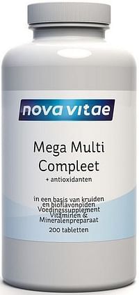 Nova Vitae Mega Multi Compleet Tabletten 200st-Vitae