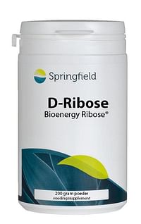 Springfield D-Ribose Bioenergy Ribose Poeder-Springfield