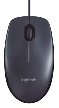 Logitech M100 USB Muis - Grijs-Logitech