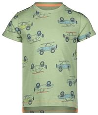 HEMA Kinder T-shirt Auto&apos;s Lichtgroen (lichtgroen)-Huismerk - Hema