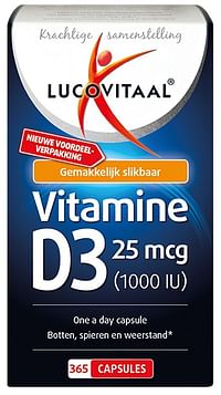 Lucovitaal Vitamine D3 25mcg Capsules-Lucovitaal