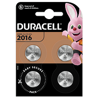 Duracell 2016 knoopcel lithium batterij 4 stuks-Duracell