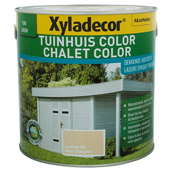 Xyladecor Tuinhuis Color dekkende Houtbeits landelijk wit 2,5 l