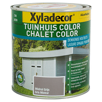 Xyladecor Tuinhuis Color dekkende Houtbeits mistral grijs 1 l-Xyladecor