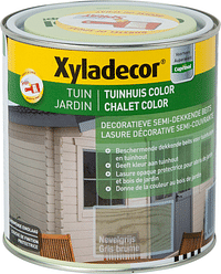 Xyladecor Tuinhuis Color semi-dekkende Houtbeits nevelgrijs 1 l-Xyladecor