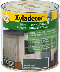 Xyladecor Tuinhuis Color semi-dekkende Houtbeits wilde tijm 2,5 l-Xyladecor