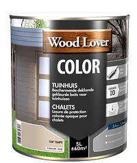 Wood Lover Color houtbeits tuinhuis 530 Taupe 5l-Woodlover