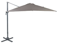 LIVARNO home Zwevende parasol Ø 300 cm, handzwengel-Livarno