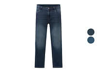 LIVERGY Straight fit jeans van een katoenmix-Livergy