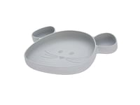 Lassig Bord Silicone Little Chums Mouse Grey-Lassig