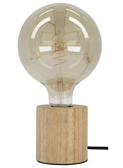 HEMA LED Lamp Met Houten Houder - 100 Lm - Smokey