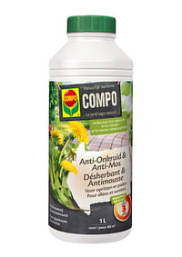 Compo onkruid en mos bestrijder bio opritten en paden Concentraat 1L-Compo