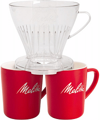 Melitta Mugs 2 stuks + Opzetfilter Premium 1 x 4-Melitta