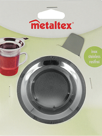 Metaltex Theezeef 12 x 9 x 8 cm zilver-Metaltex