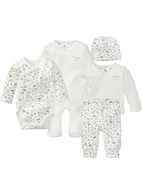 HEMA 5-pak Baby Newborn Cadeauset Wit (wit)-Huismerk - Hema