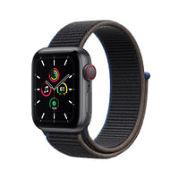 APPLE Watch SE GPS + Cellular 40mm Space Gray Aluminium Case with Charcoal Sport Loop-Apple