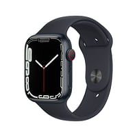 Apple Watch Series 7 45mm Cellular - Aluminium Midnight - Sportband Midnight-Apple