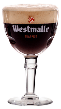 Westmalle Bierglas 33 cl-Brand
