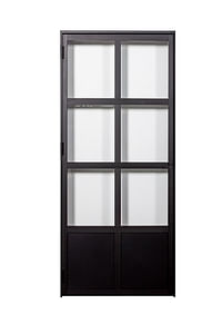 Binnendeur Metaal Alu 6w Panel Tily 880x2040 Mm Rechts-Zelfbouwmarkt