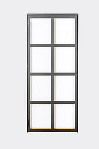 Binnendeur Metaal Alu 8w Glass Tily 880x2040 Mm Rechts-Zelfbouwmarkt