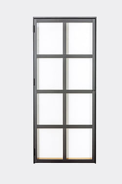 Binnendeur Metaal Alu 8w Glass Tily 880x2040 Mm Rechts