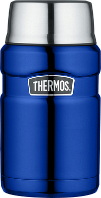 Thermos King Voedseldrager XL 710 ml blauw metalic-Thermos