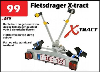 Promoties Fietsdrager x-tract - X-tract - Geldig van 22/12/2022 tot 15/01/2023 bij Itek