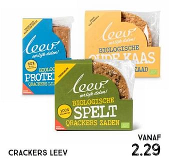 Promoties Crackers leev - leev - Geldig van 02/01/2023 tot 29/01/2023 bij Xenos