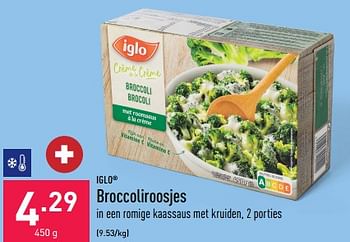 Promoties Broccoliroosjes - Iglo - Geldig van 13/01/2023 tot 20/01/2023 bij Aldi