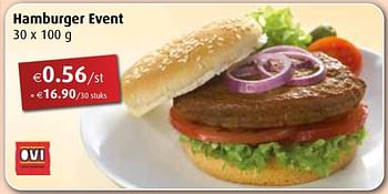 Promoties Hamburger event - OVI - Geldig van 02/01/2023 tot 28/01/2023 bij Aronde