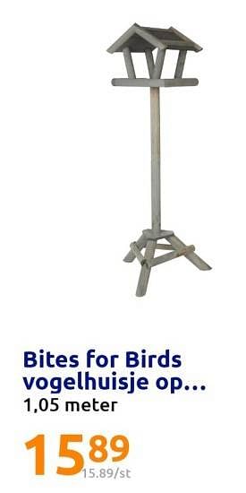Promoties Bites for birds vogelhuisje - Bites for Birds - Geldig van 04/01/2023 tot 10/01/2023 bij Action