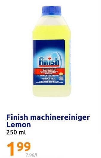 Promoties Finish machinereiniger lemon - Finish - Geldig van 04/01/2023 tot 10/01/2023 bij Action