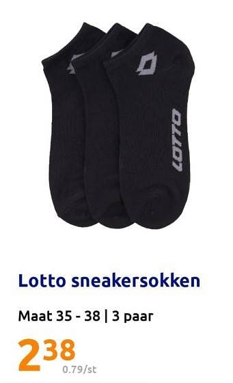 Promoties Lotto sneakersokken - Lotto - Geldig van 04/01/2023 tot 10/01/2023 bij Action