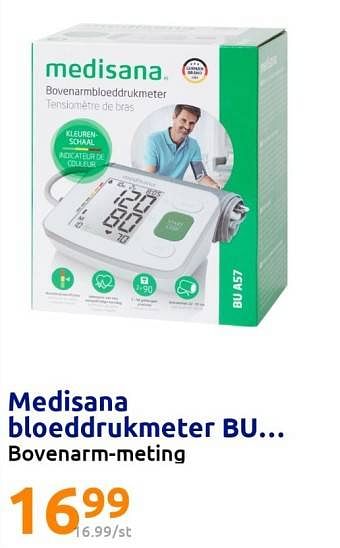 Promoties Medisana bloeddrukmeter - Medisana - Geldig van 04/01/2023 tot 10/01/2023 bij Action