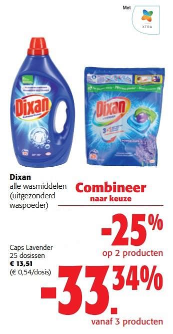 Promoties Dixan caps lavender - Dixan - Geldig van 02/01/2023 tot 10/01/2023 bij Colruyt