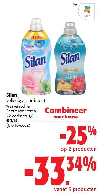 Promoties Silan wasverzachter passie voor rozen - Silan - Geldig van 02/01/2023 tot 10/01/2023 bij Colruyt