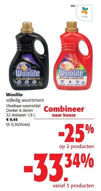 Promoties Woolite vloeibaar wasmiddel kleuren - Woolite - Geldig van 02/01/2023 tot 10/01/2023 bij Colruyt