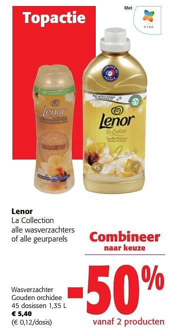 Promoties Lenor wasverzachter gouden orchidee - Lenor - Geldig van 02/01/2023 tot 10/01/2023 bij Colruyt