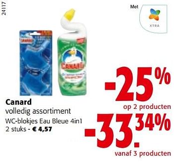 Promoties Canard wc-blokjes eau bleue 4in1 - Canard WC - Geldig van 02/01/2023 tot 10/01/2023 bij Colruyt