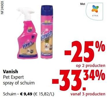 Promoties Vanish pet expert schuim - Vanish - Geldig van 02/01/2023 tot 10/01/2023 bij Colruyt